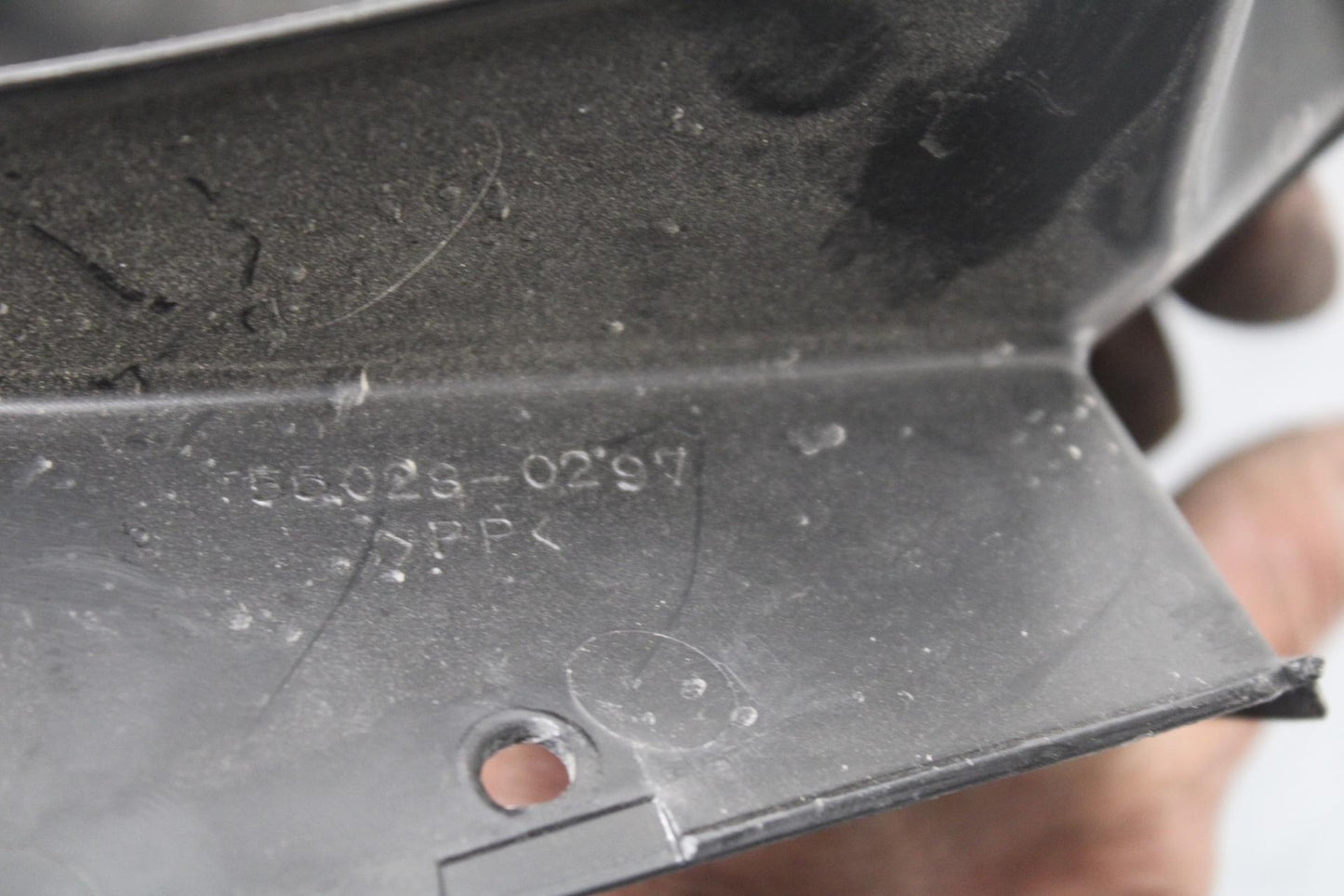 09-12 KAWASAKI NINJA ZX6R RIGHT INNER FAIRING COWL PANEL OEM 14092-0027 BB640