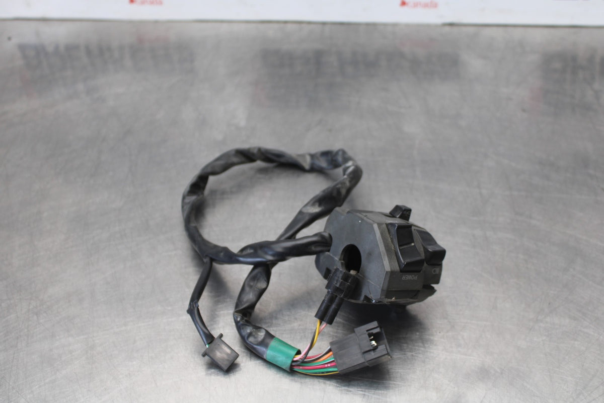 13-18 KAWASAKI NINJA ZX6R LEFT CLIP ON HANDLE HORN SIGNALS SWITCH SWITCHES BB908