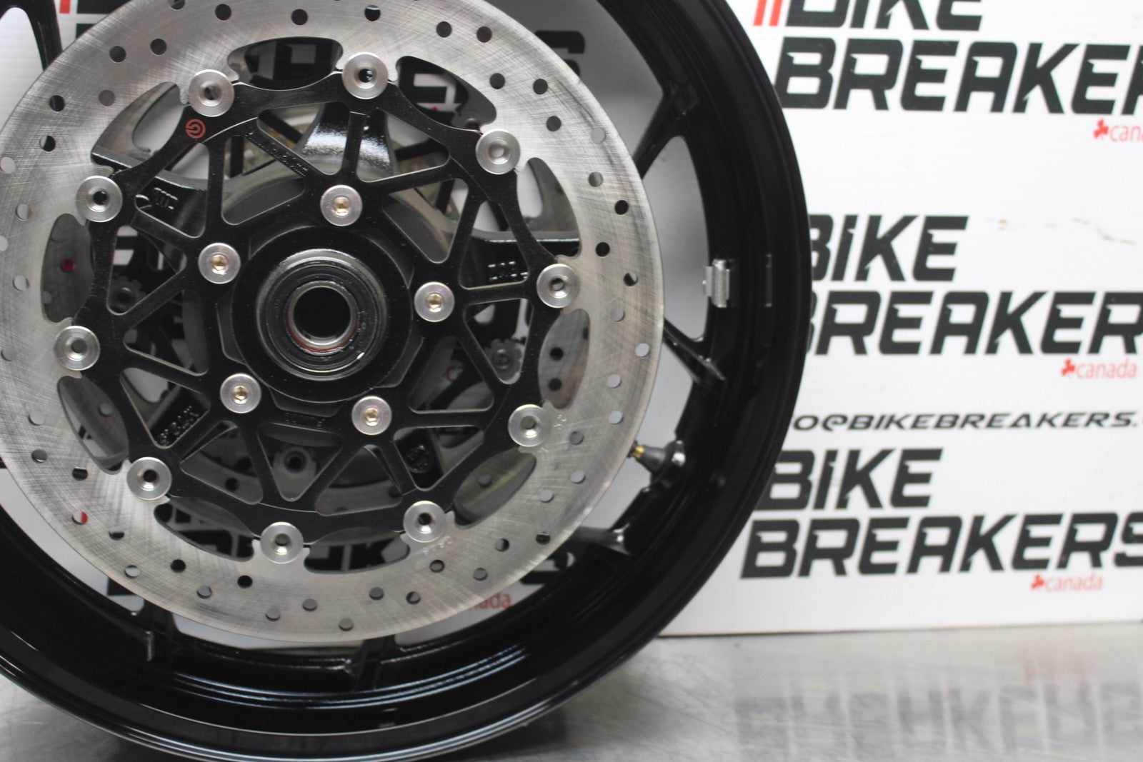 23-24 KAWASAKI NINJA ZX14R NEW TAKE OFF!! FRONT WHEEL FRONT RIM & ROTORS BB764
