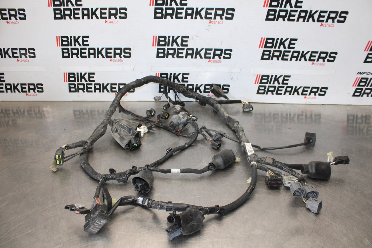 13-18 KAWASAKI NINJA ZX6R MAIN ENGINE WIRING HARNESS MOTOR WIRE LOOM BB908