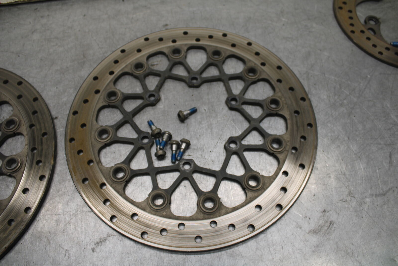 08-09 SUZUKI GSXR600 FRONT LEFT RIGHT BRAKE ROTORS DISCS BB728