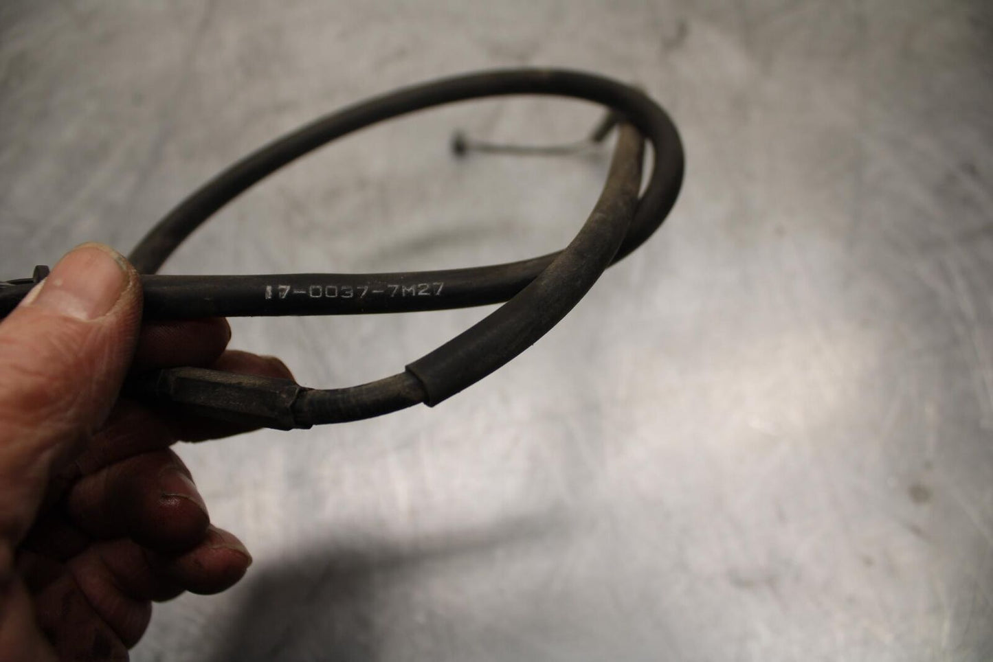 08-12 KAWASAKI NINJA 250R EX250J CHOKE CABLE LINE BB496