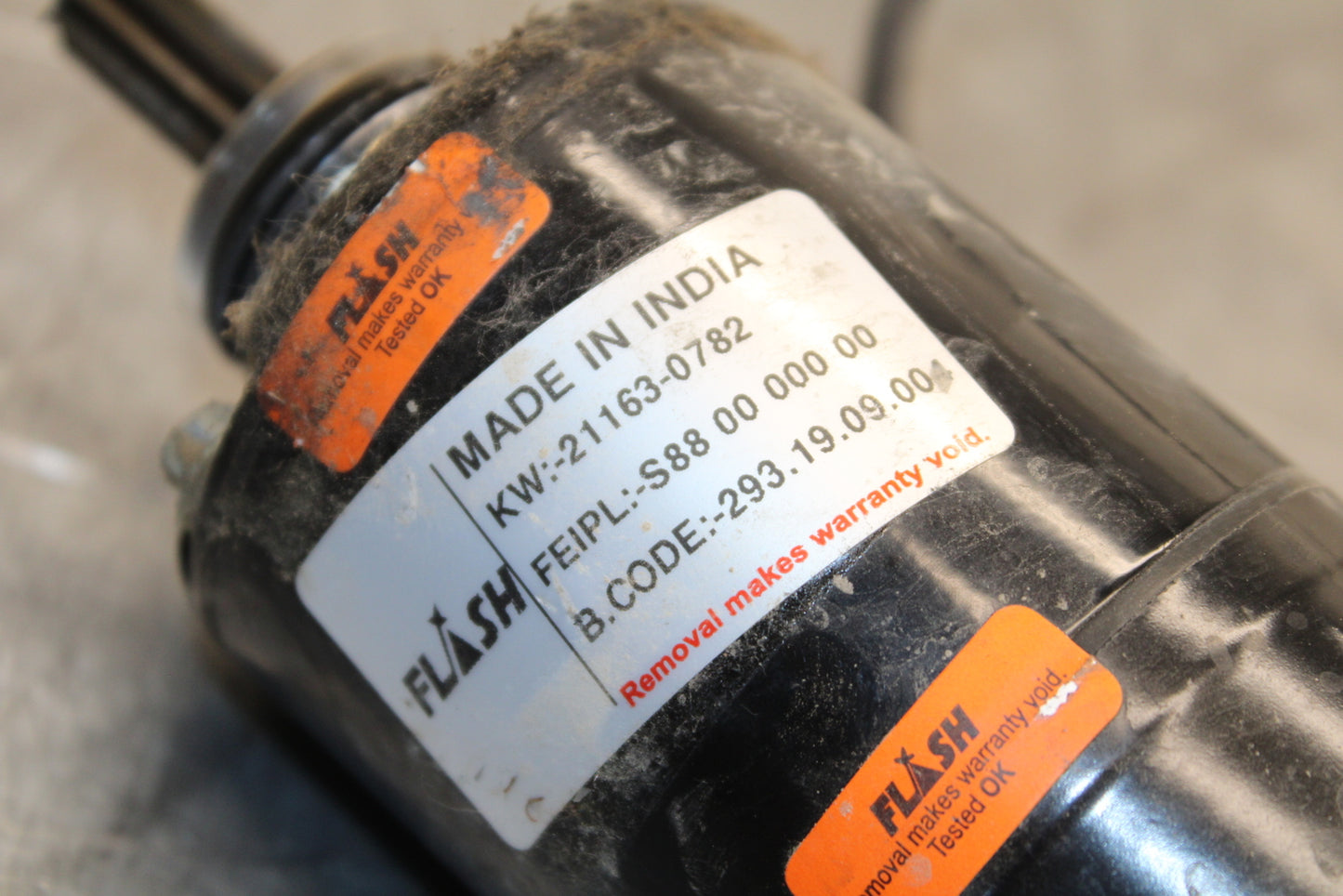 19-22 KAWASAKI Z400 ENGINE STARTING STARTER MOTOR -DC 12V BB708