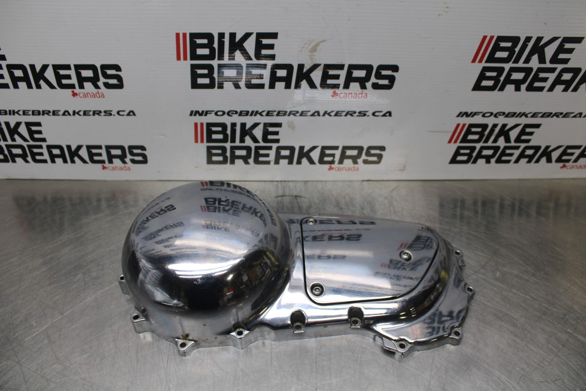 03-08 KAWASAKI VULCAN 1600 CLUTCH SIDE ENGINE MOTOR COVER BB196
