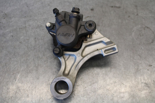 07-12 HONDA CBR600RR REAR BACK BRAKE CALIPER W MOUNT BRACKET