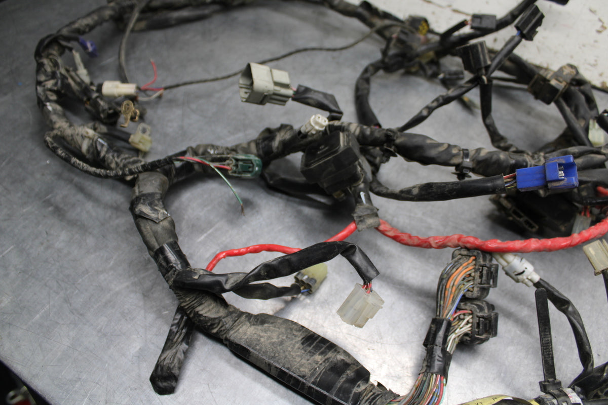 07-08 YAMAHA YZF R1 MAIN ENGINE WIRING HARNESS MOTOR WIRE LOOM BB724