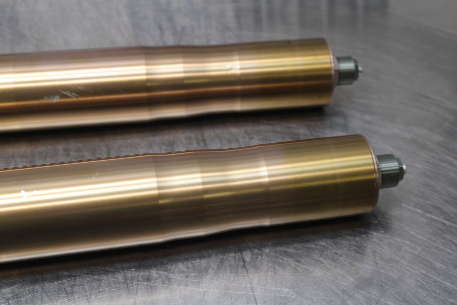 08 KAWASAKI NINJA ZX10R FRONT FORKS SHOCK SUSPENSION SET PAIR BB201