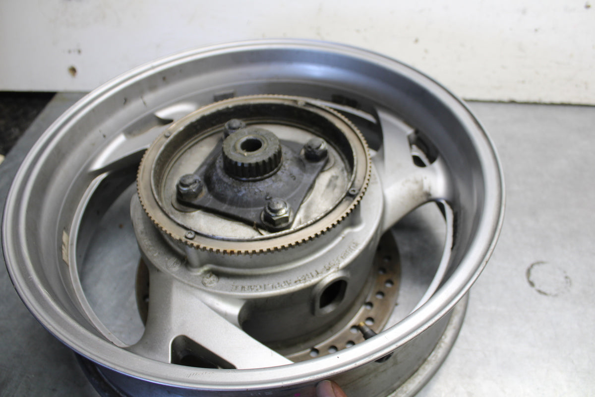 04-12 HONDA ST1300A REAR WHEEL AND ROTOR BACK BRAKE DISC (Item A) BB669