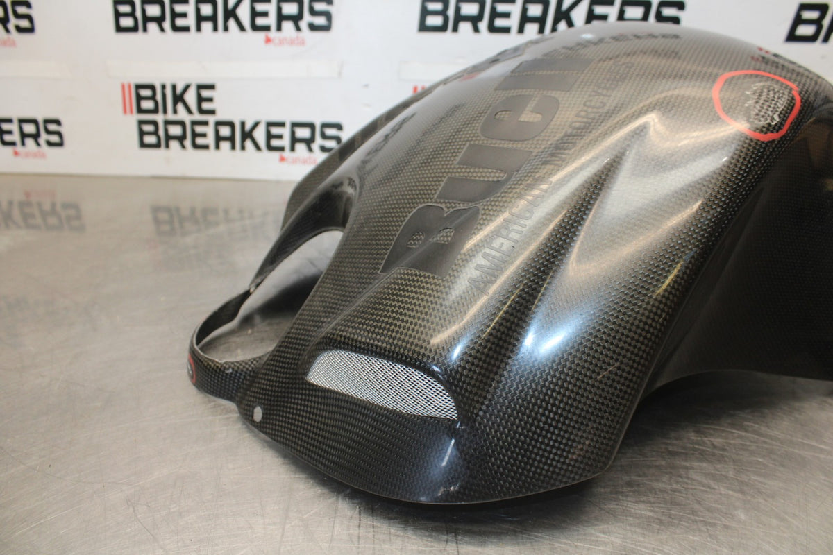 04 BUELL FIREBOLT XB12R CB - CARBON FIBER GAS TANK FUEL CELL COVER FAIRING BB903
