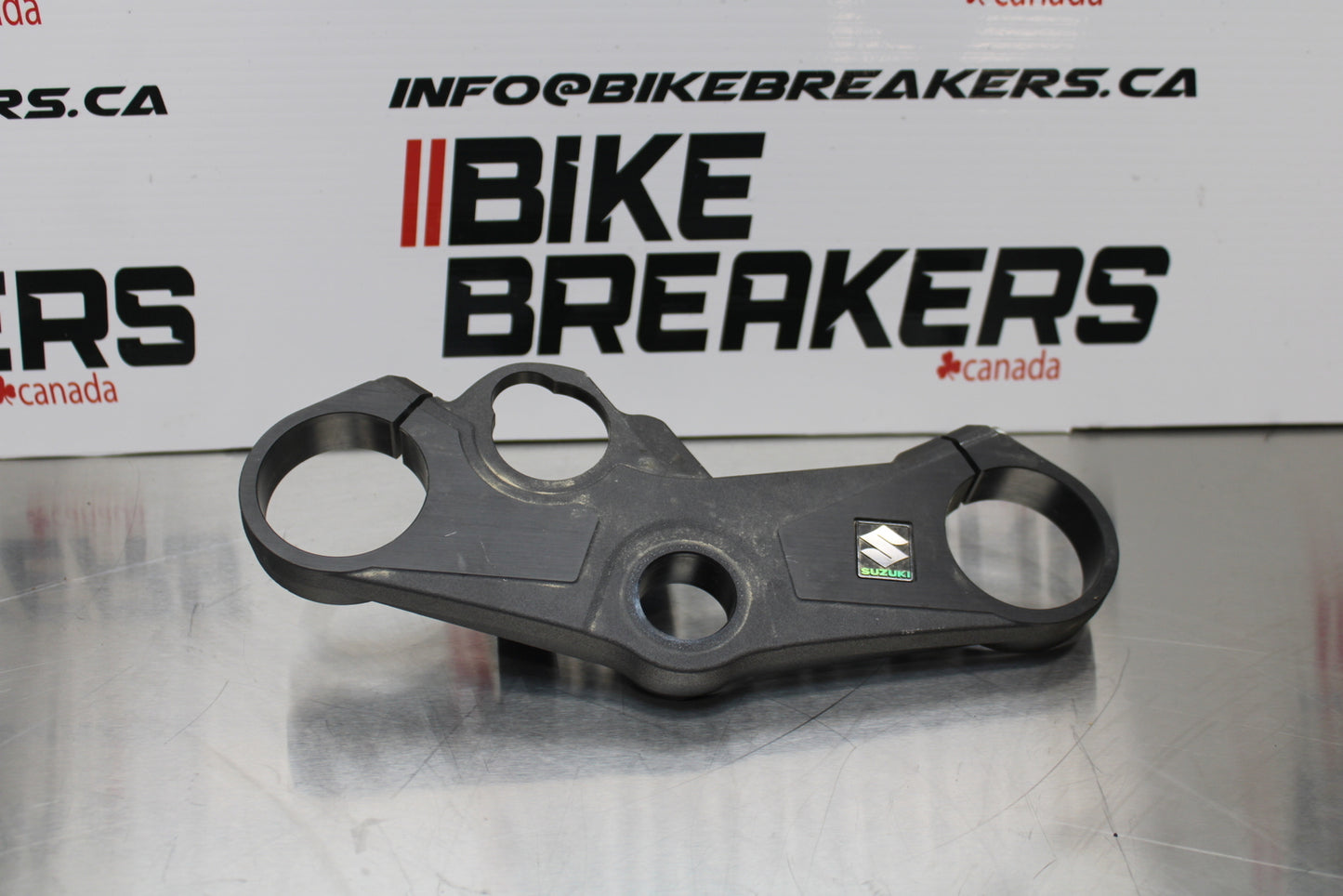 11 SUZUKI GSXR1000 FORKS UPPER TRIPLE TREE CLAMP BB142