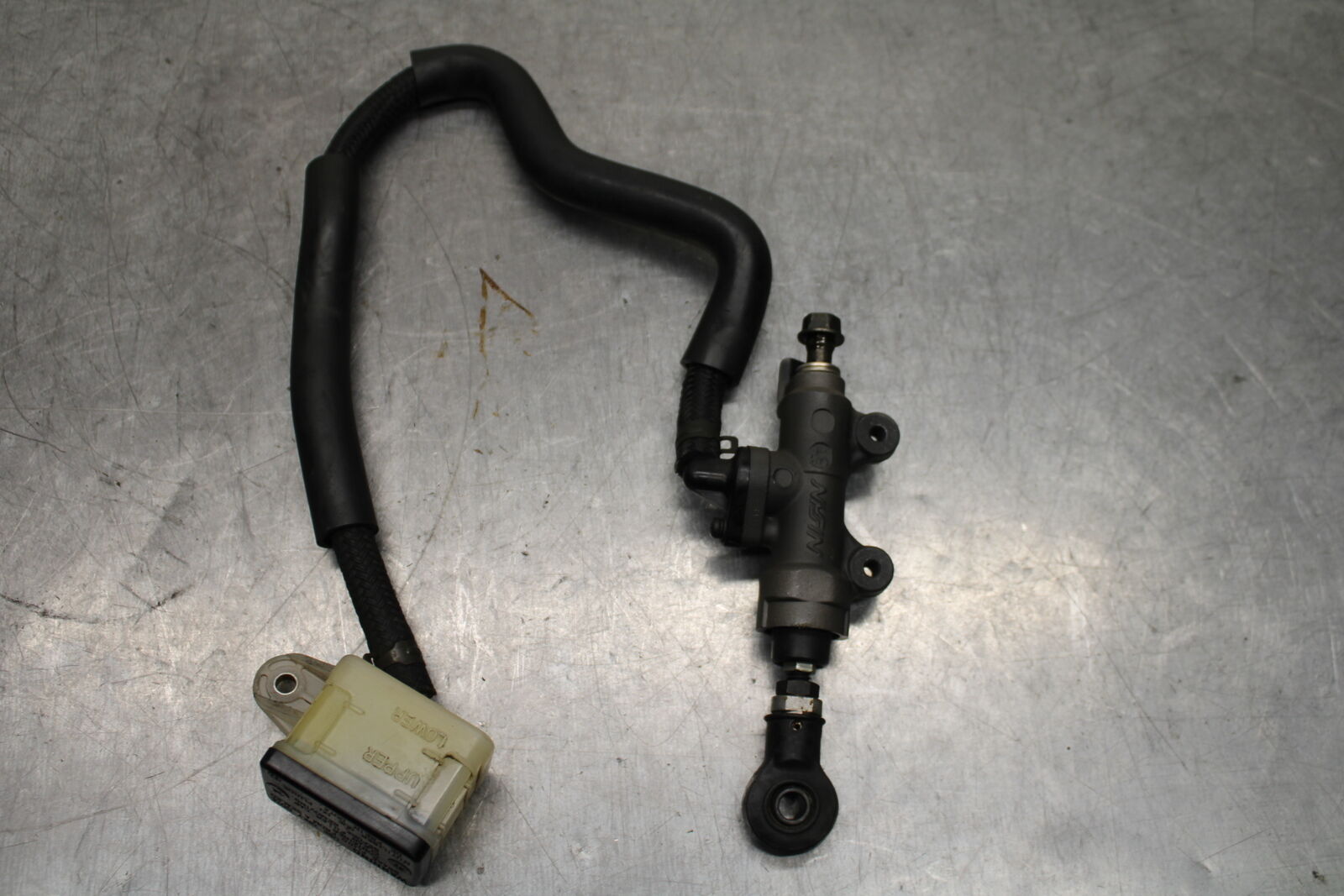 03-04 HONDA CBR600RR REAR BACK BRAKE MASTER CYLINDER W RESERVOIR BB114