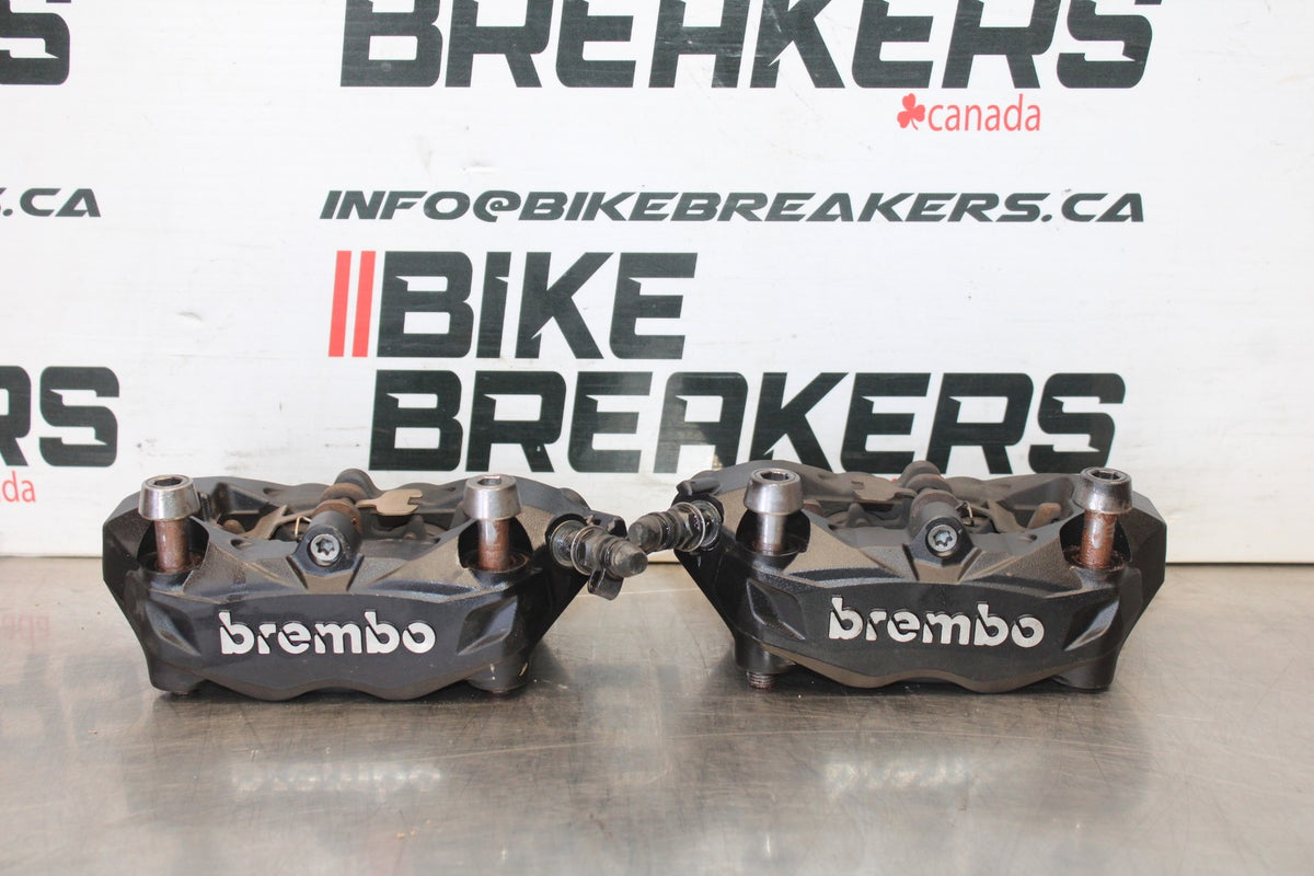 20 TRIUMPH STREET TRIPLE 765 RIGHT LEFT FRONT BRAKE CALIPER SET PAIR BB864