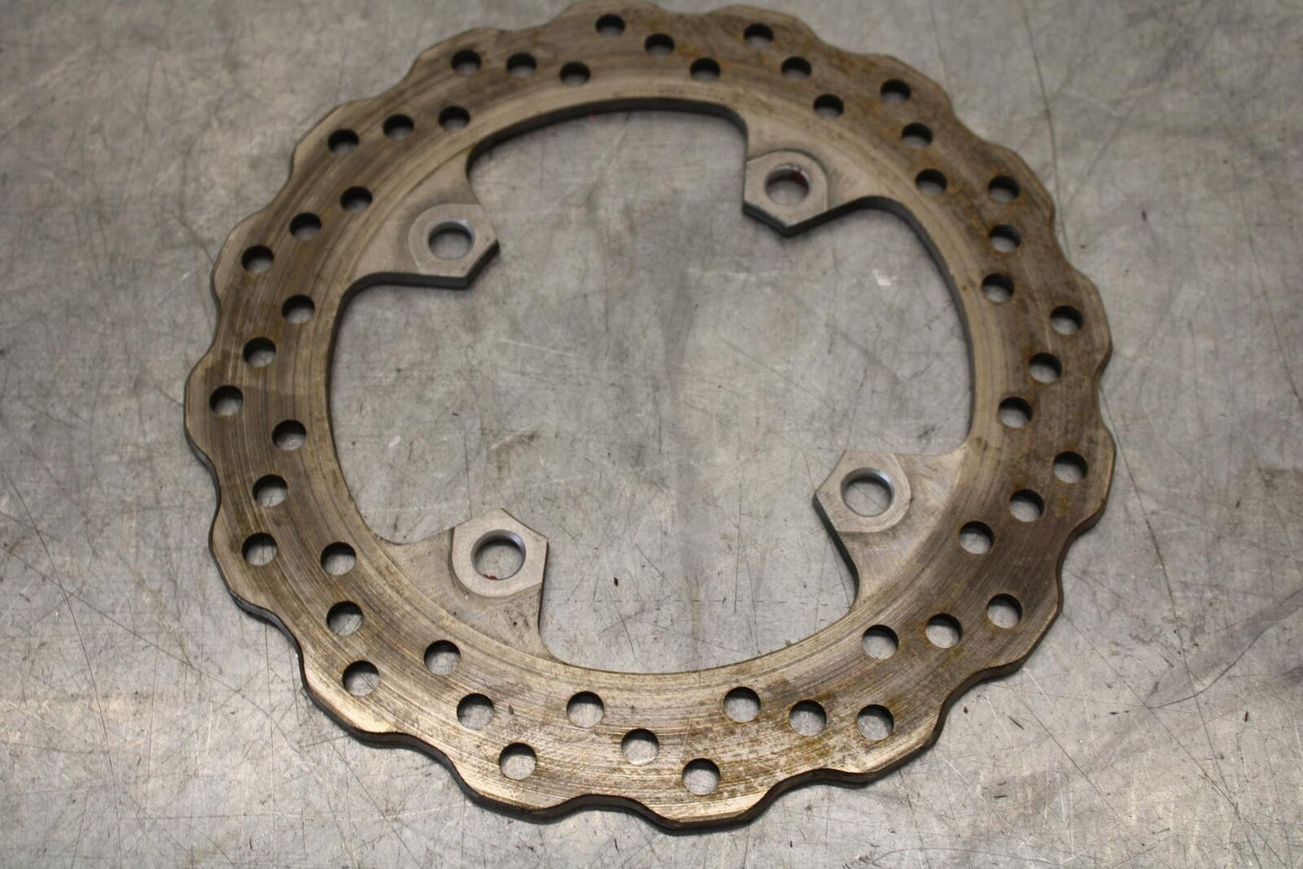 2011 Kawasaki Ninja ZX10R ZX1000K ABS REAR ROTOR BACK DISC 41080-0211  BB555