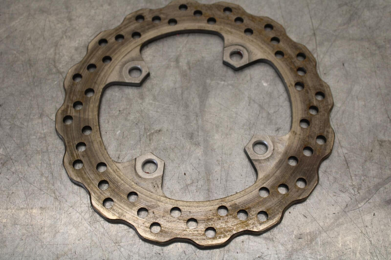 2011 Kawasaki Ninja ZX10R ZX1000K ABS REAR ROTOR BACK DISC 41080-0211  BB555