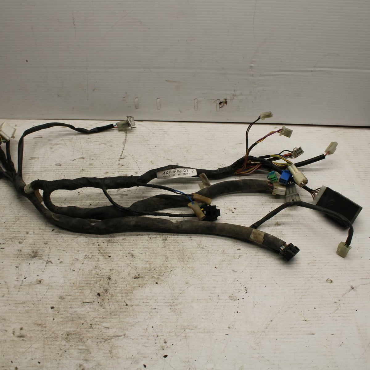 07-08 YAMAHA V STAR 1300 HEADLIGHT WIRE WIRING HARNESS LOOM BB303