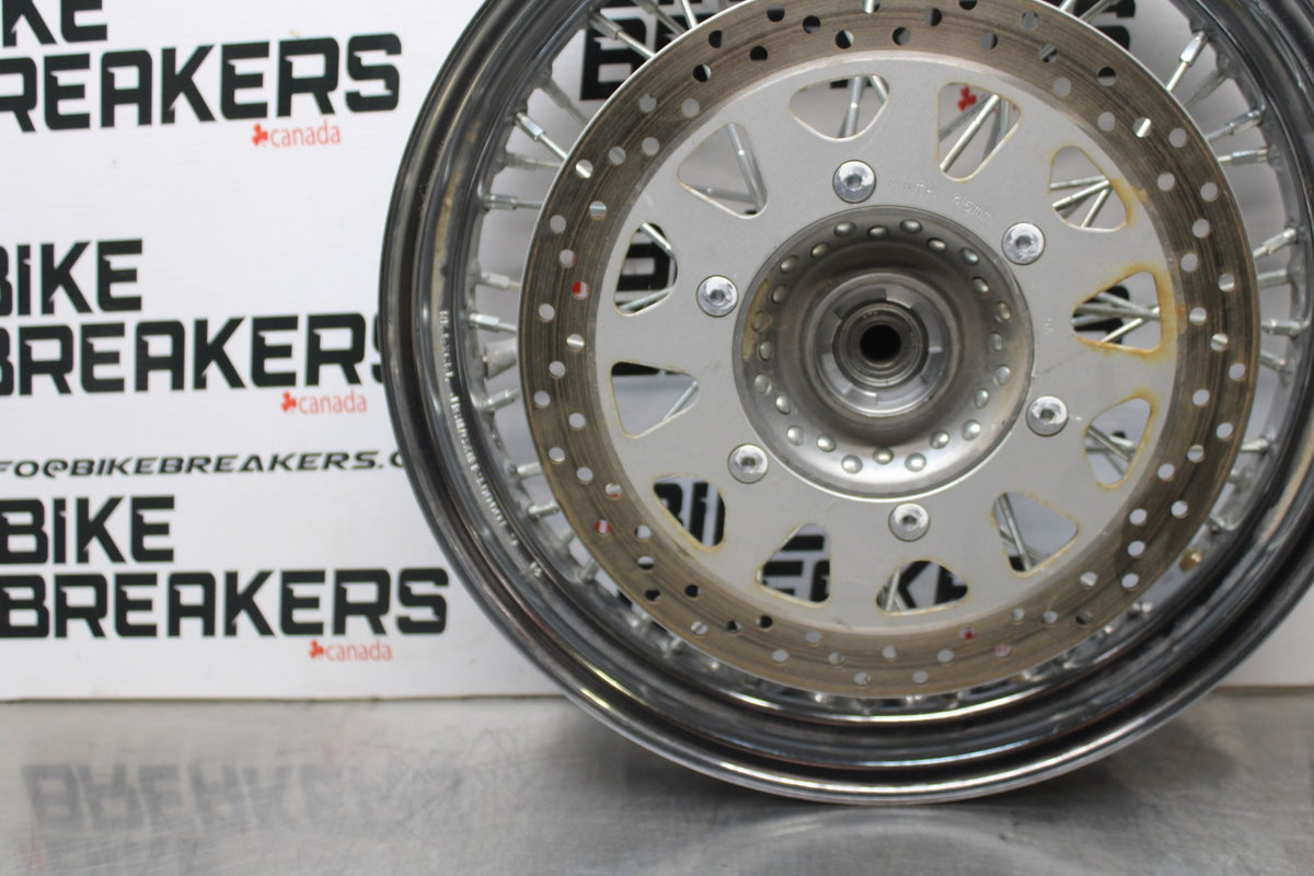 15 SUZUKI BOULEVARD C50 FRONT WHEEL FRONT RIM & ROTOR BB775