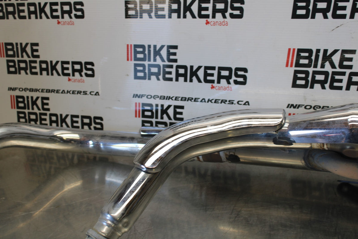 14 HONDA SHADOW 750 VT750C2B FULL EXHAUST PIPE HEADER BB867