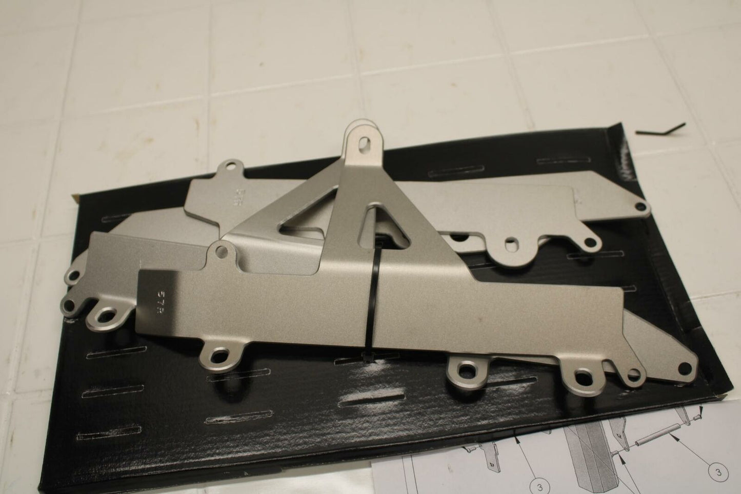 10-11 KAWASAKI KX450F CROSSPRO RADIATOR GUARD SHIELD