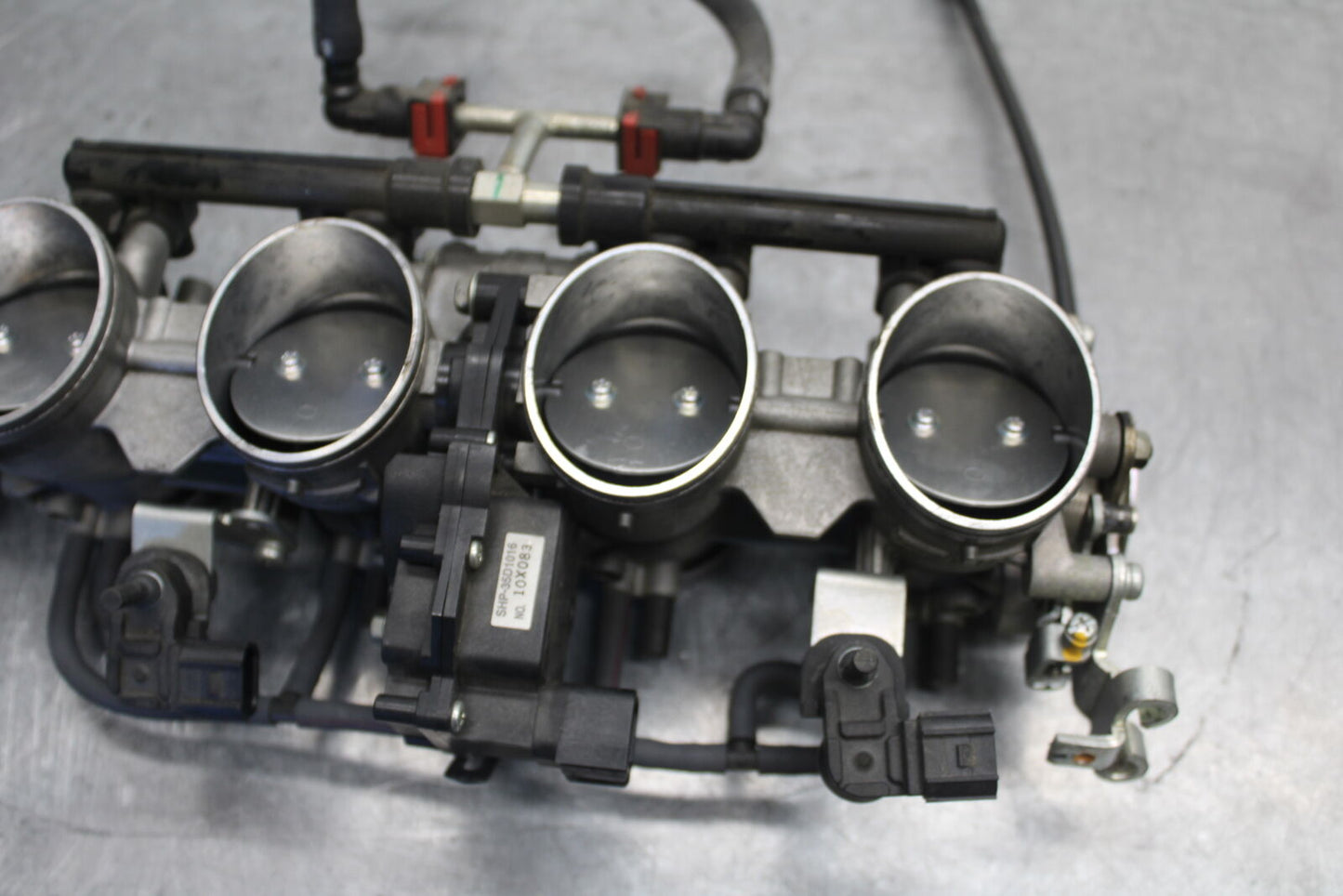 09-12 KAWASAKI NINJA ZX6R MAIN FUEL INJECTORS / THROTTLE BODIES 16163-0128 BB698