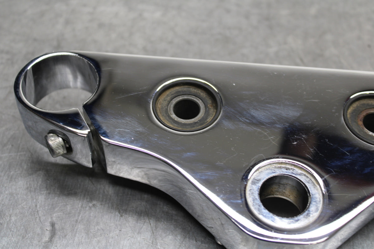 06-07 YAMAHA V STAR 1100 FORKS UPPER TRIPLE TREE CLAMP BB124