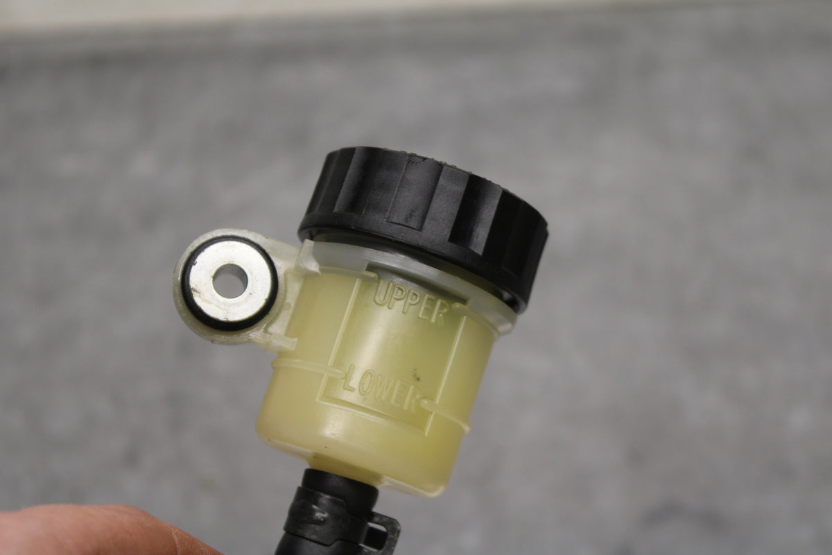 08-16 YAMAHA YZF R6 REAR BACK BRAKE MASTER CYLINDER W RESERVOIR BB131
