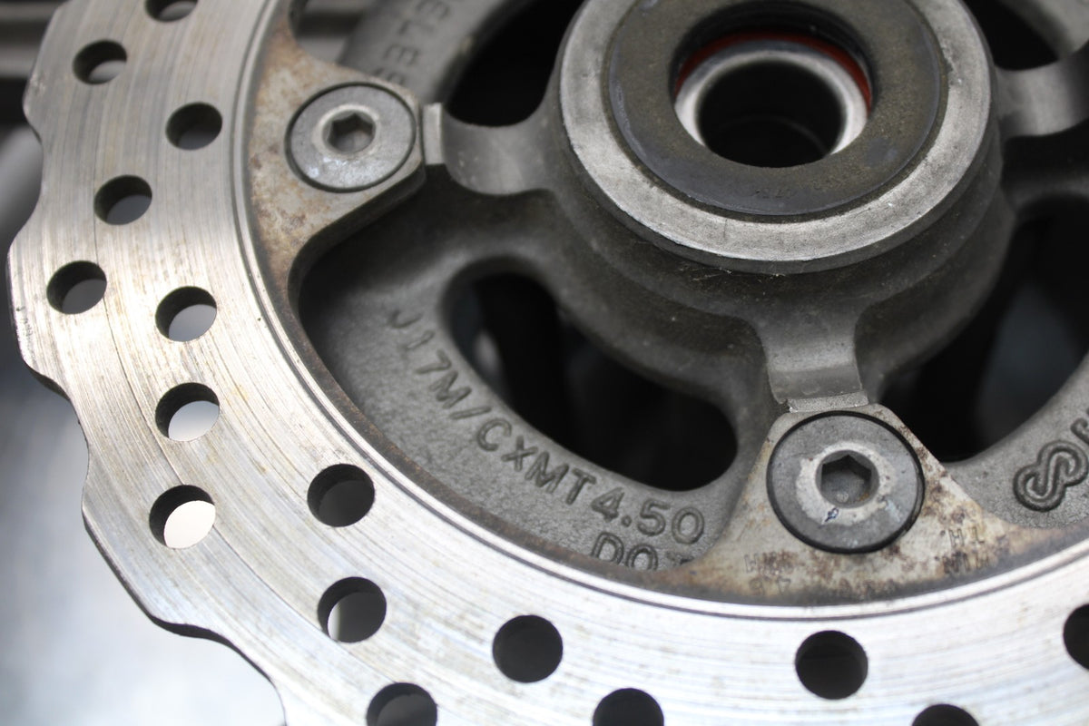 06-07 KAWASAKI NINJA 650R EX650A REAR WHEEL BACK RIM & ROTOR BB774