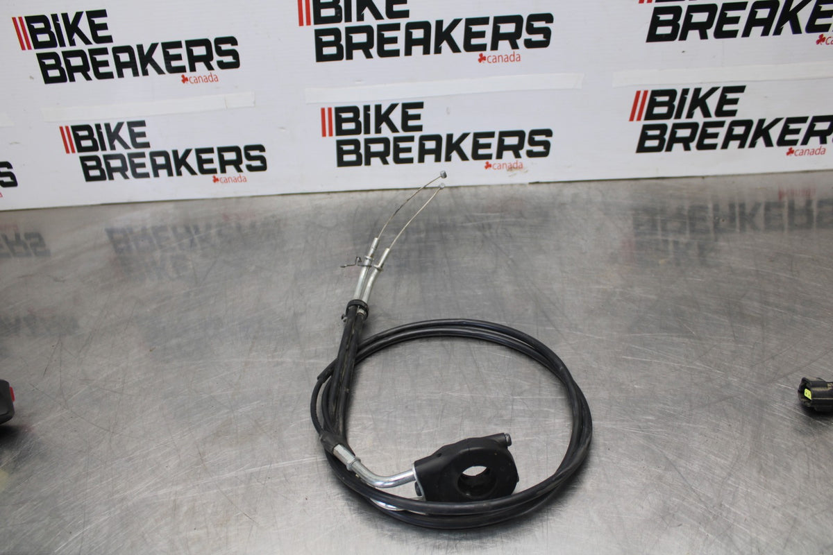 09 KAWASAKI CONCOURS 14 ZG1400B THROTTLE CABLE LINE & HOUSING GUIDE BB875