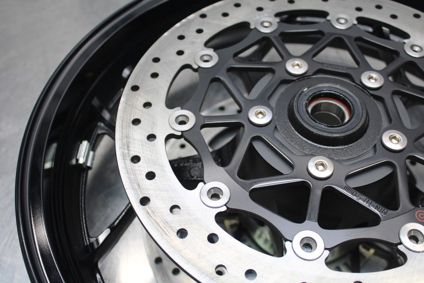 23-24 KAWASAKI NINJA ZX14R NEW TAKE OFF!! FRONT WHEEL FRONT RIM & ROTORS BB764