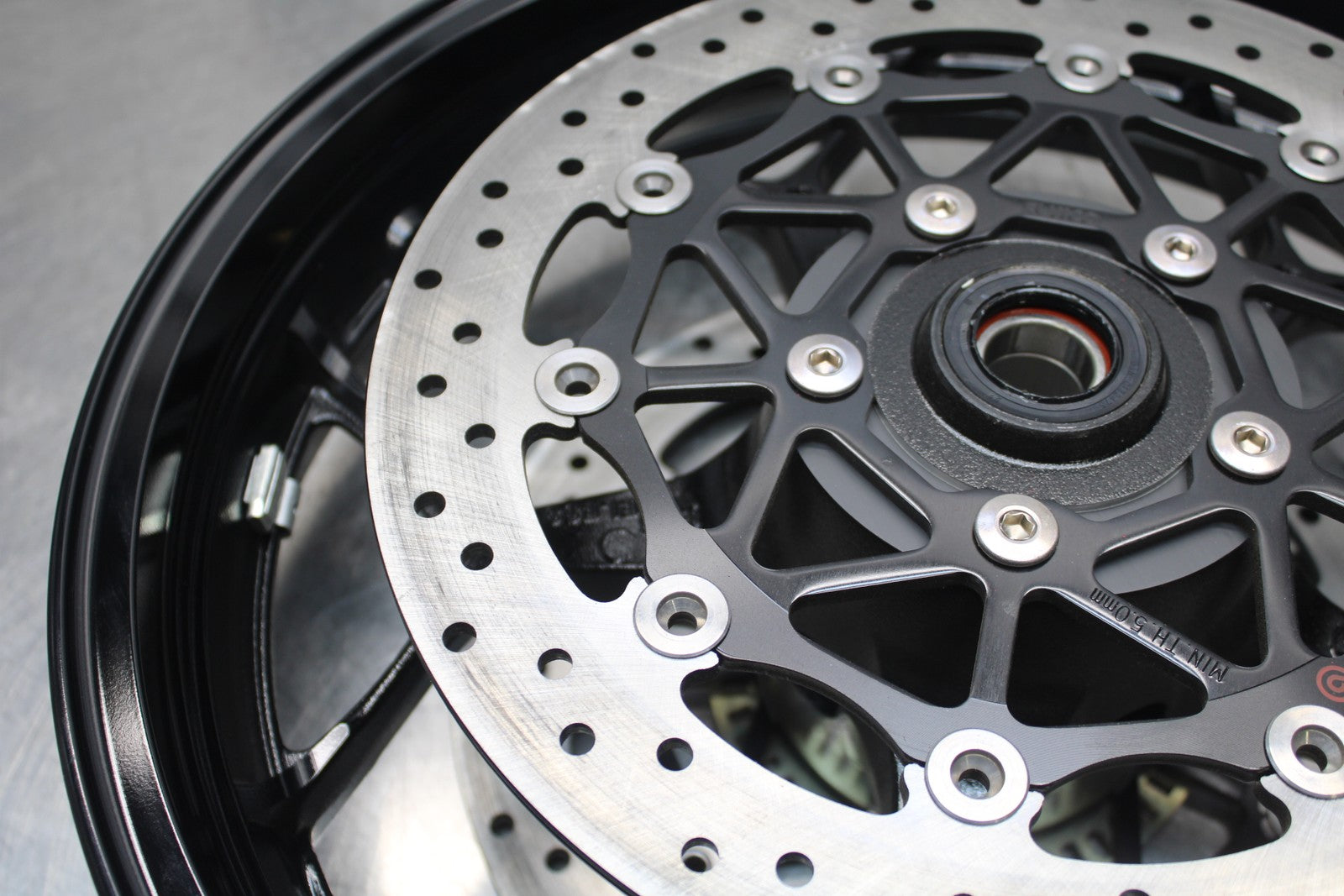 23-24 KAWASAKI NINJA ZX14R NEW TAKE OFF!! FRONT WHEEL FRONT RIM & ROTORS BB764