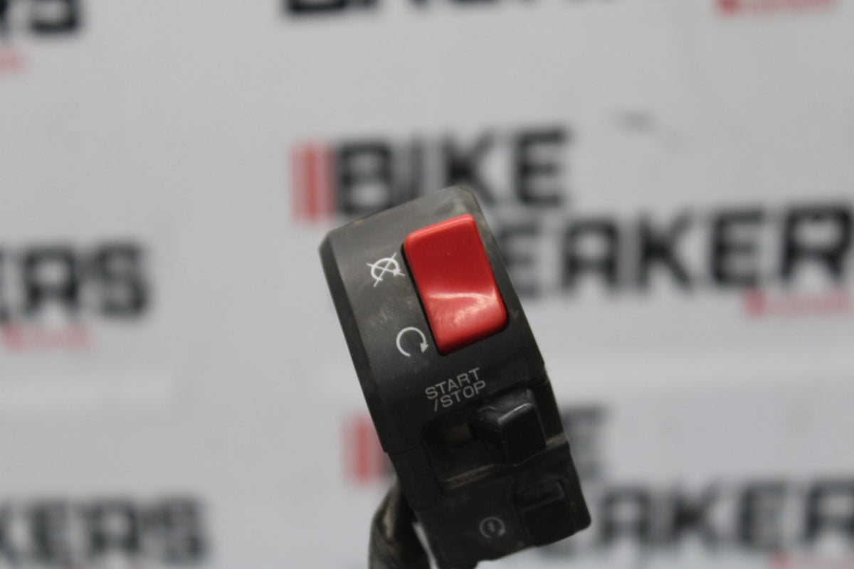 08 KAWASAKI ZX6R RIGHT CLIP ON HANDLE KILL OFF START SWITCH SWITCHES BB896