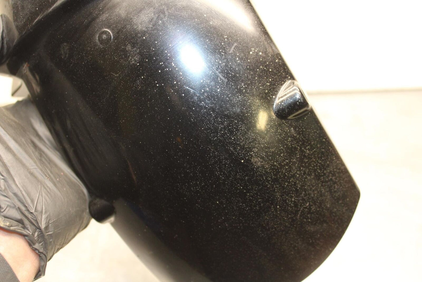 09-12 KAWASAKI NINJA ZX6R ZX600R FRONT WHEEL FENDER FAIRING 35004-0118-17K BB617