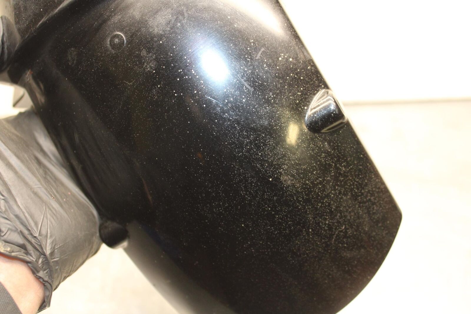 09-12 KAWASAKI NINJA ZX6R ZX600R FRONT WHEEL FENDER FAIRING 35004-0118-17K BB617