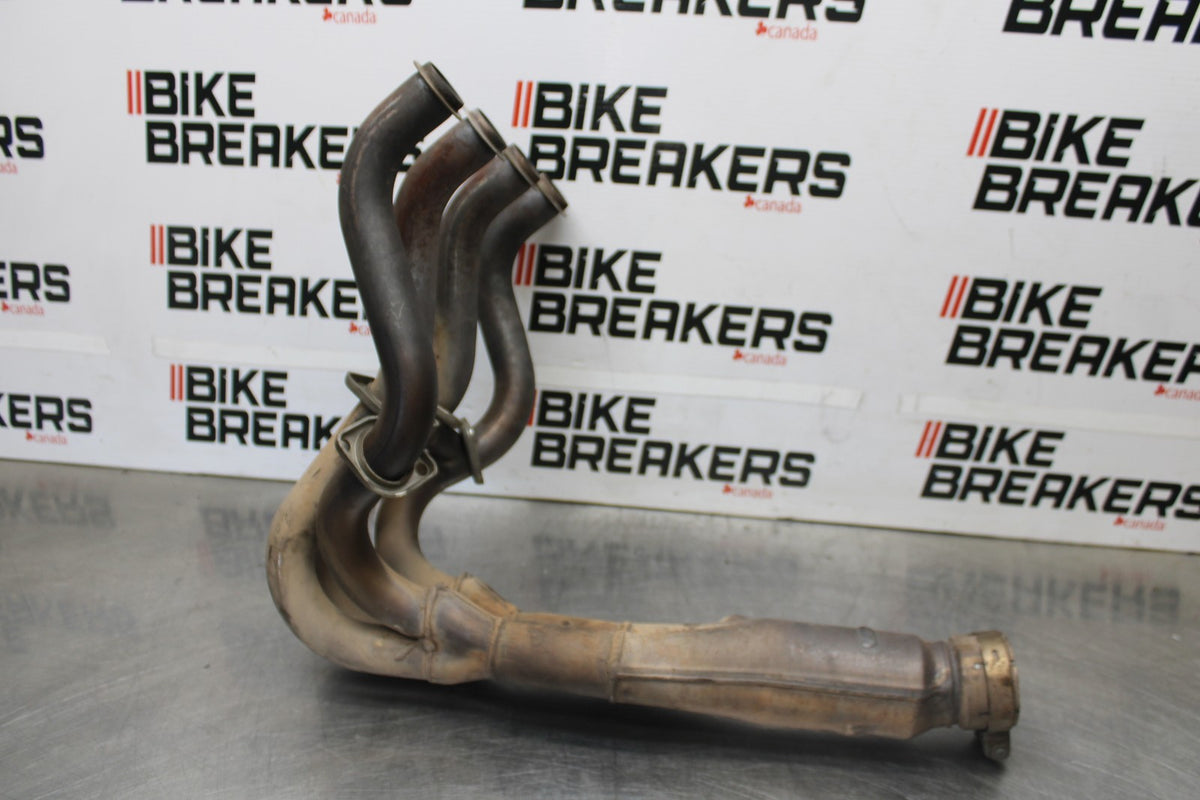 13-18 KAWASAKI NINJA ZX6R EXHAUST HEADER PIPES MANIFOLD BB915