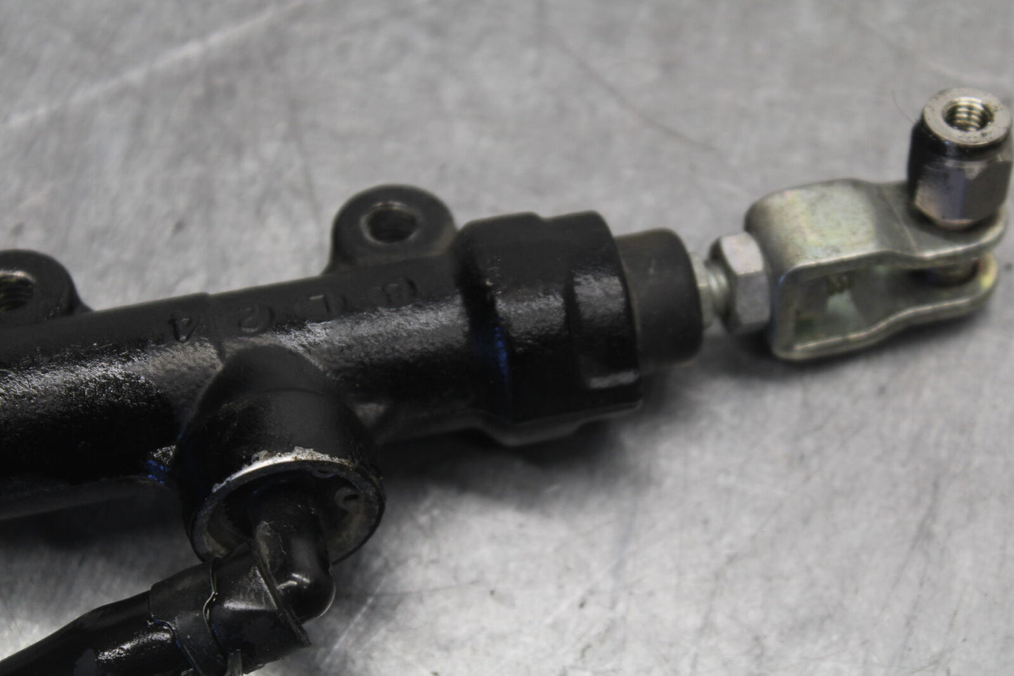 09-12 KAWASAKI NINJA ZX6R REAR BACK BRAKE MASTER CYLINDER W RESERVOIR BB698