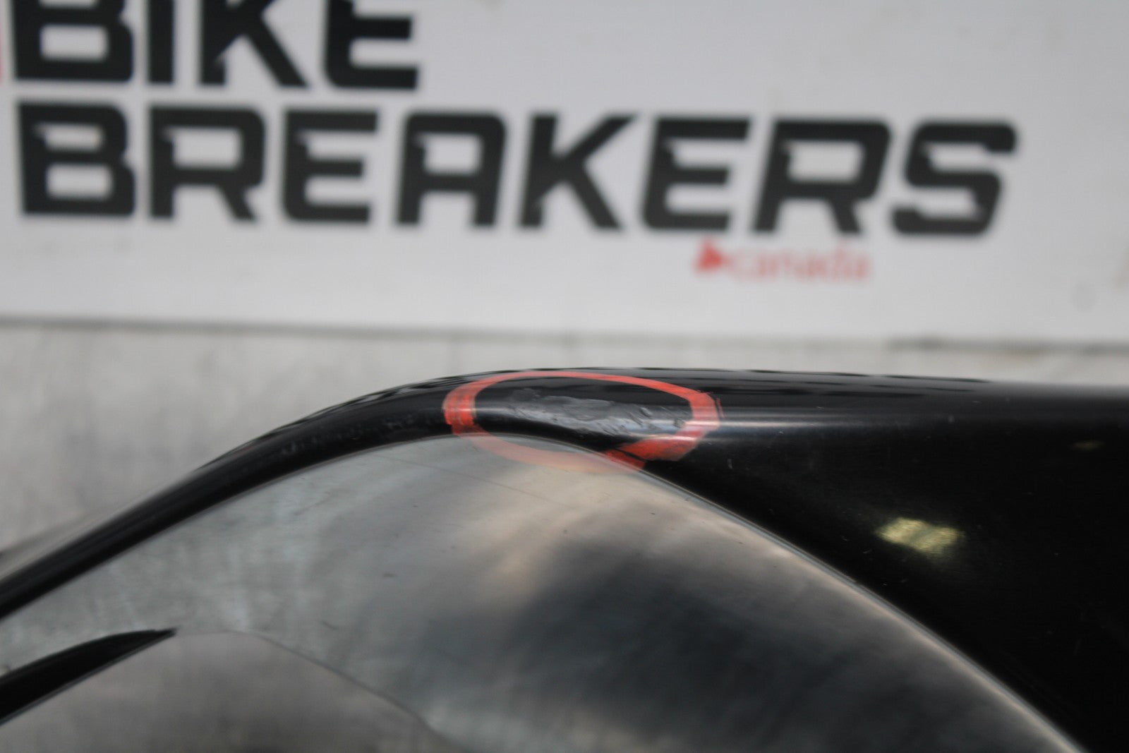 08 KAWASAKI NINJA ZX10R RIGHT REAR BACK TAIL FAIRING COWL SHROUD BB201