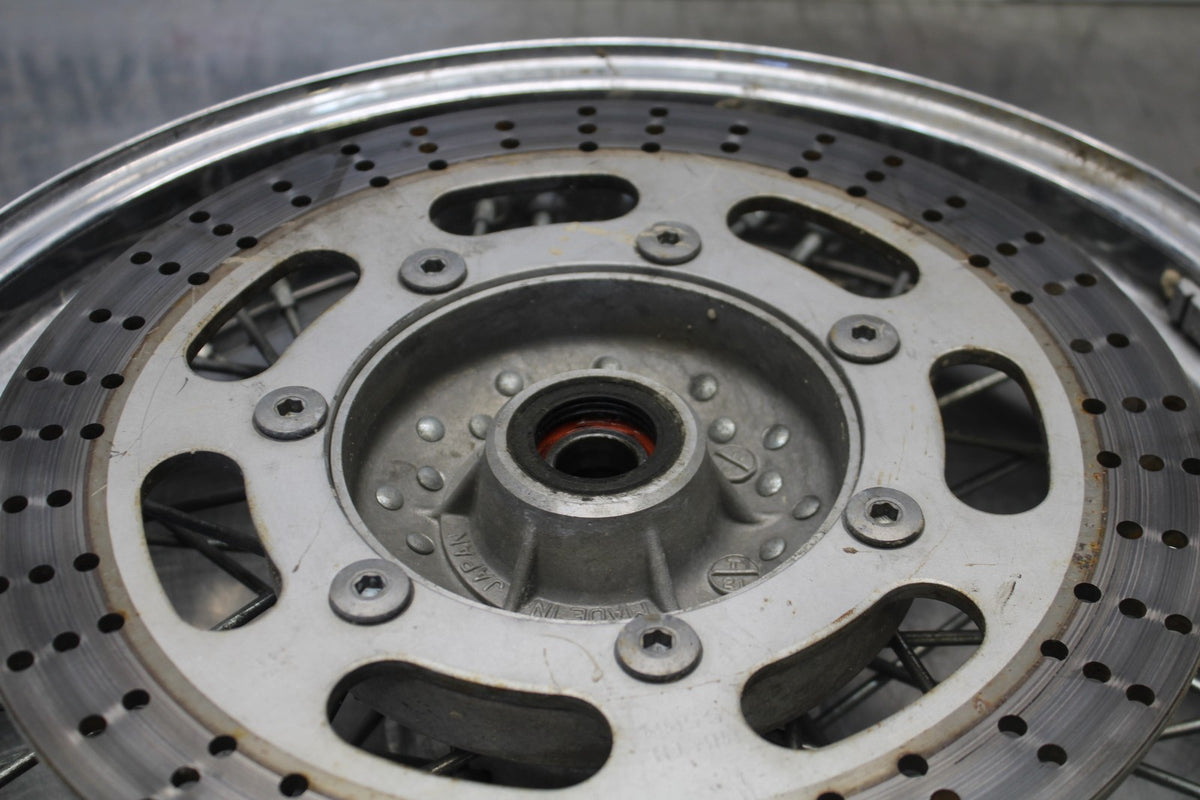 02 KAWASAKI VULCAN 800 VN800B CLASSIC FRONT WHEEL FRONT RIM BB862