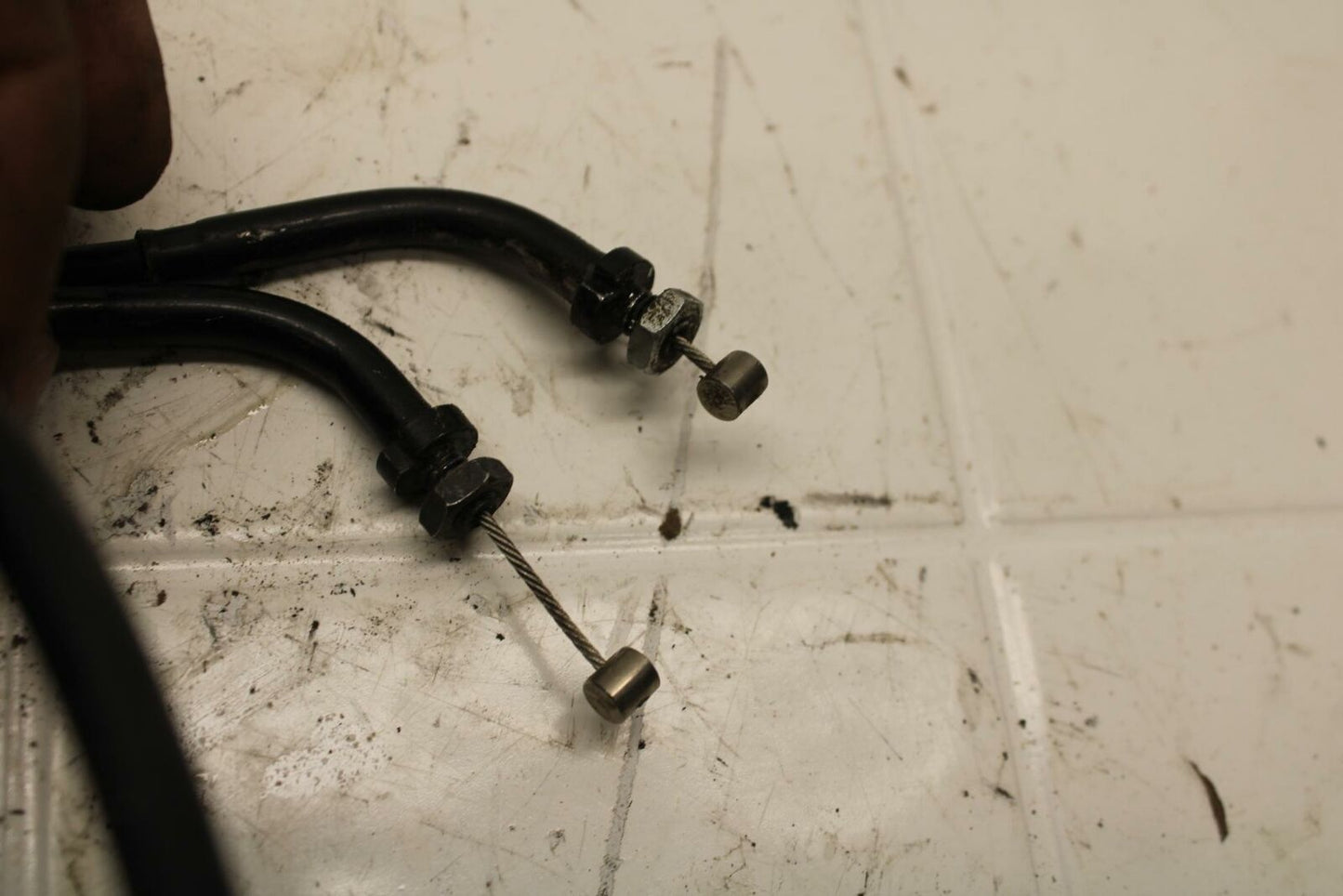 19-20 KAWASAKI NINJA ZX6R ZX636 EXHAUST VALVE SERVO MOTOR CABLES BB407