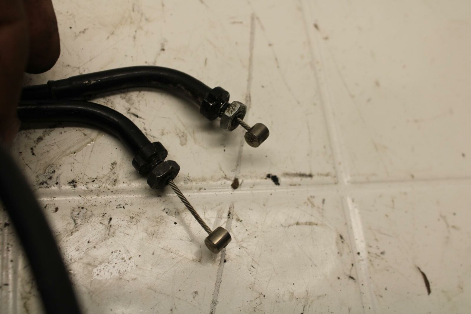 19-20 KAWASAKI NINJA ZX6R ZX636 EXHAUST VALVE SERVO MOTOR CABLES BB407