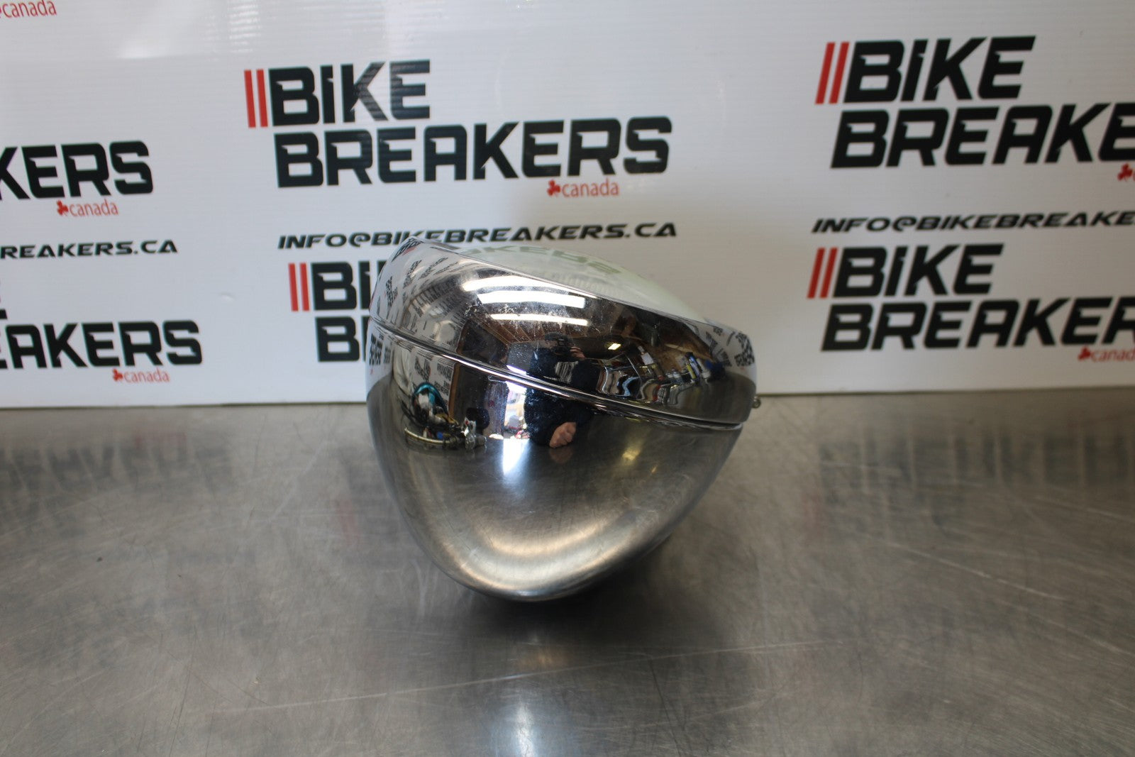 05-06 VICTORY KINGPIN DELUXE SINGLE HEADLIGHT HEAD LAMP LIGHT BB195