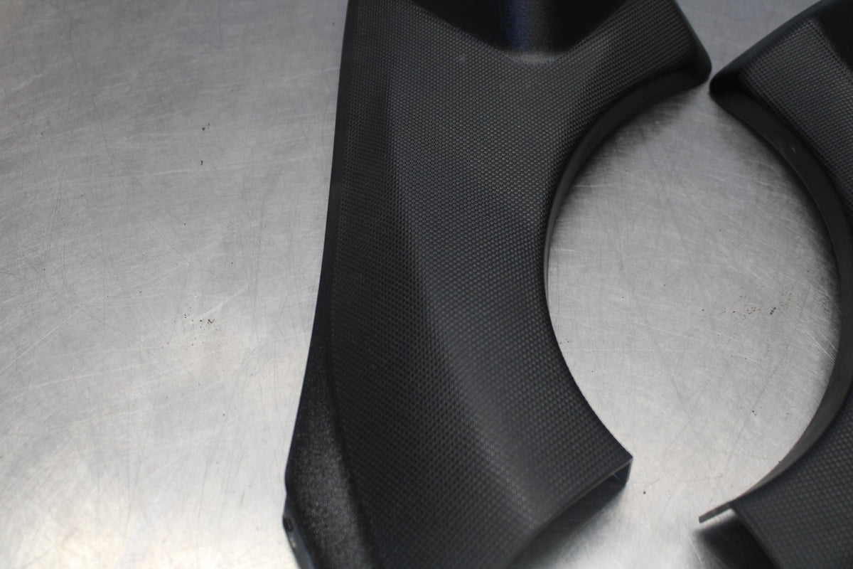 07-08 KAWASAKI NINJA ZX6R RIGHT LEFT FRONT INNER COVERS PANELS COWLS BB937