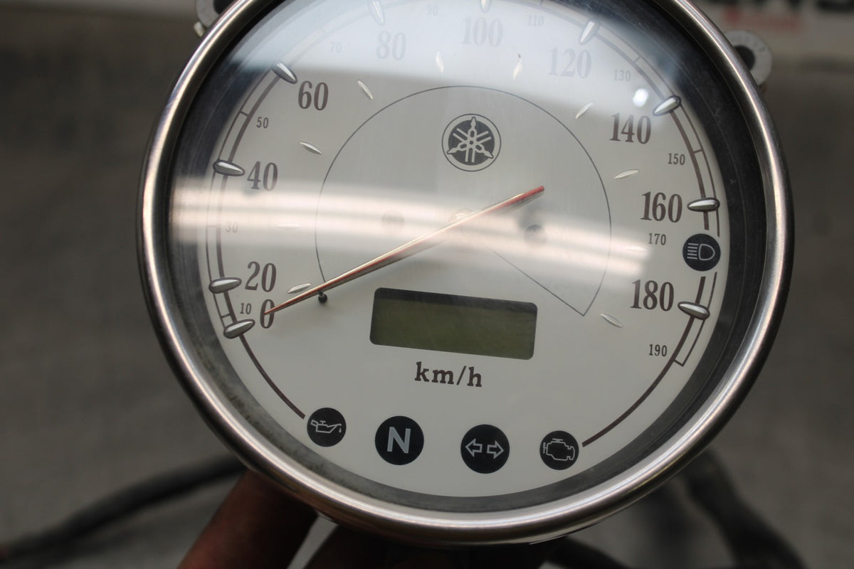 08 YAMAHA V STAR 1100 XVS1100AW CLASSIC GAUGES METER SPEEDO TACH BB916