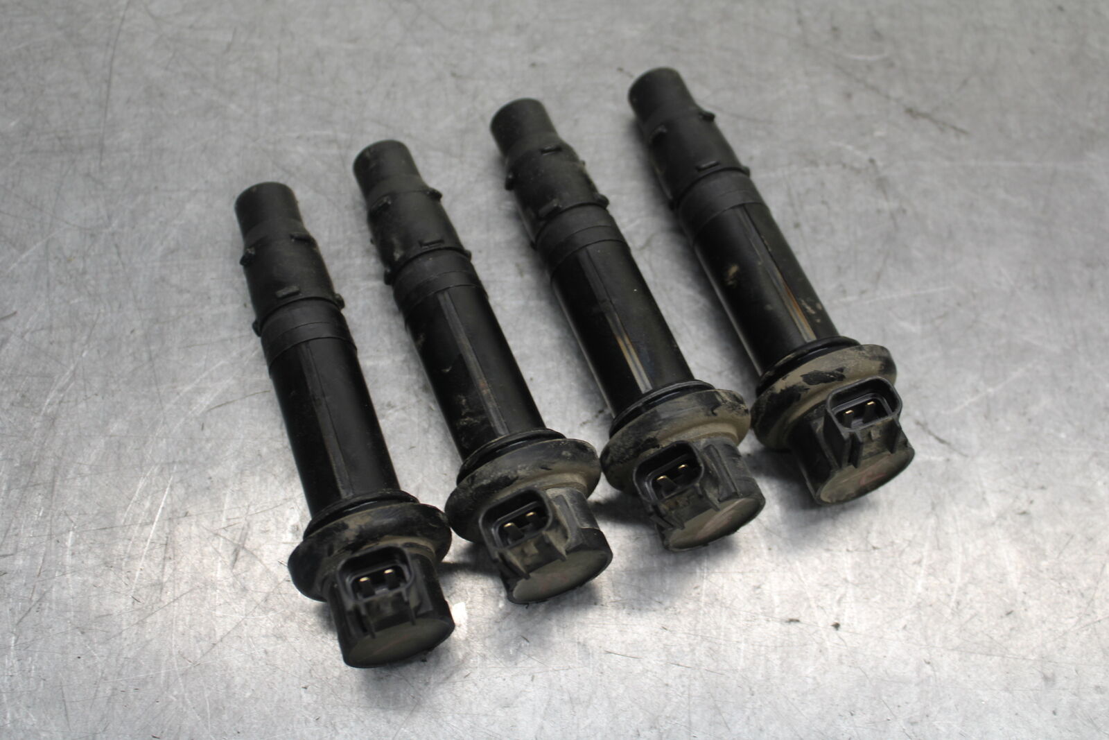 08-09 YAMAHA YZF R6S IGNITION COILS COIL SPARK PLUG CAPS  BB690