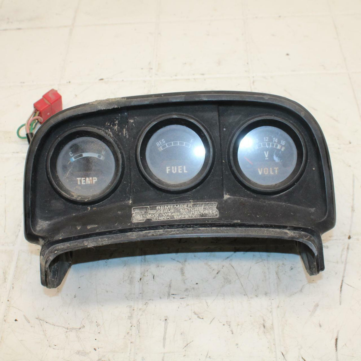 78-79 HONDA GOLDWING 1000 INSTRUMENT GAUGE SPEEDO TRIM PANEL COVER BB406