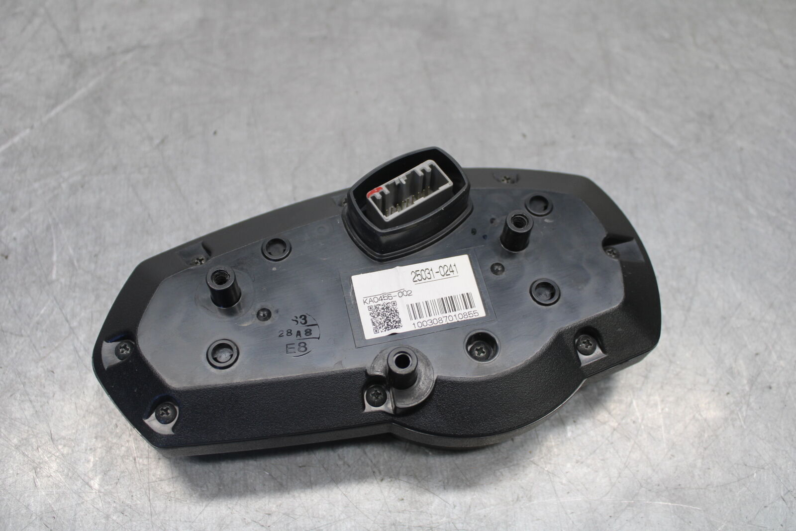 09-12 KAWASAKI NINJA ZX6R SPEEDO TACH GAUGES DISPLAY CLUSTER SPEEDOMETER BB698