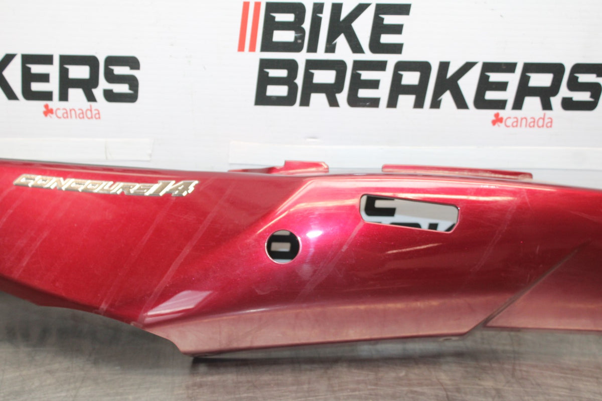 09 KAWASAKI CONCOURS 14 ZG1400B LEFT REAR BACK TAIL FAIRING COWL SHROUD BB875