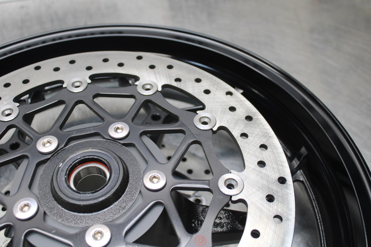 23-24 KAWASAKI NINJA ZX14R NEW TAKE OFF!! FRONT WHEEL FRONT RIM & ROTORS BB764