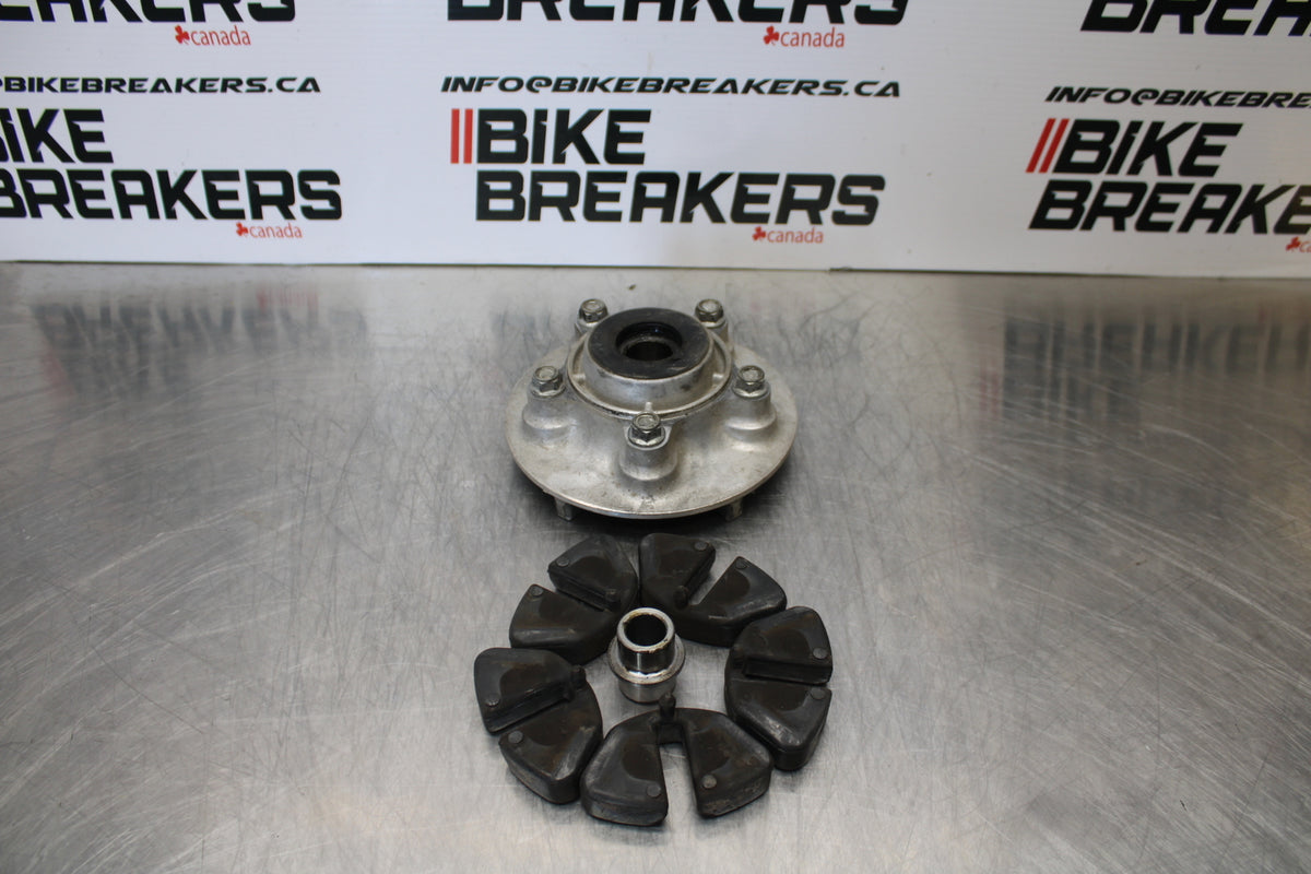 04-09 SUZUKI GS500F REAR HUB & SHOCK DAMPERS CUSH ABSORBERS BB165