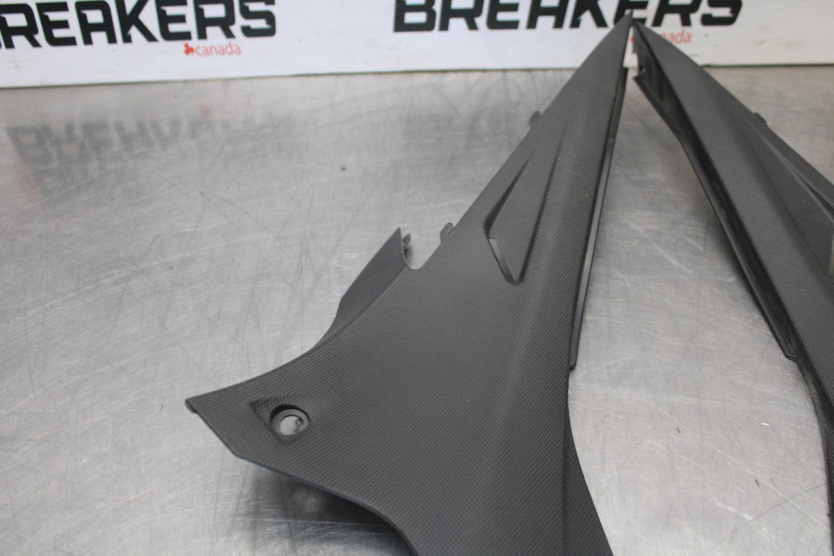 16 APRILIA TUONO V4 1100 RIGHT LEFT FRONT SEAT PANELS TRIMS COWLS FAIRINGS BB905
