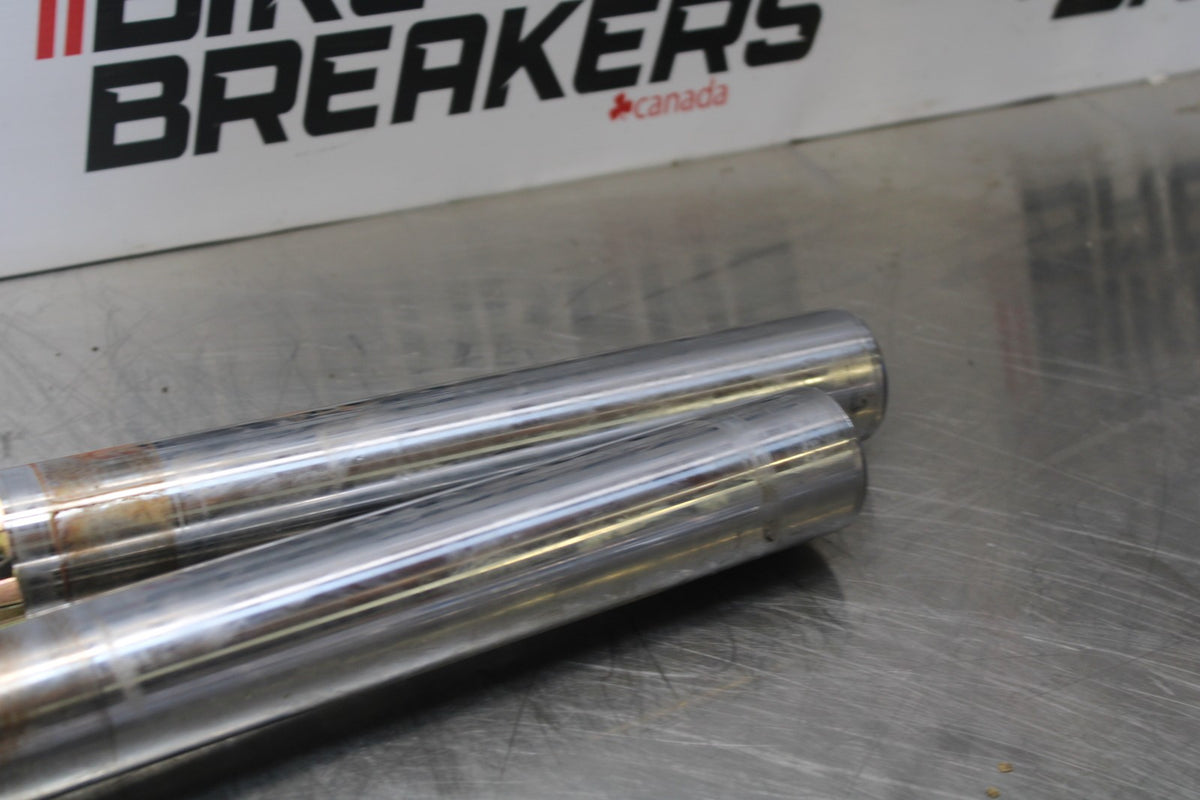 03-08 KAWASAKI VULCAN 1600 FRONT FORKS SHOCK SUSPENSION SET PAIR BB196