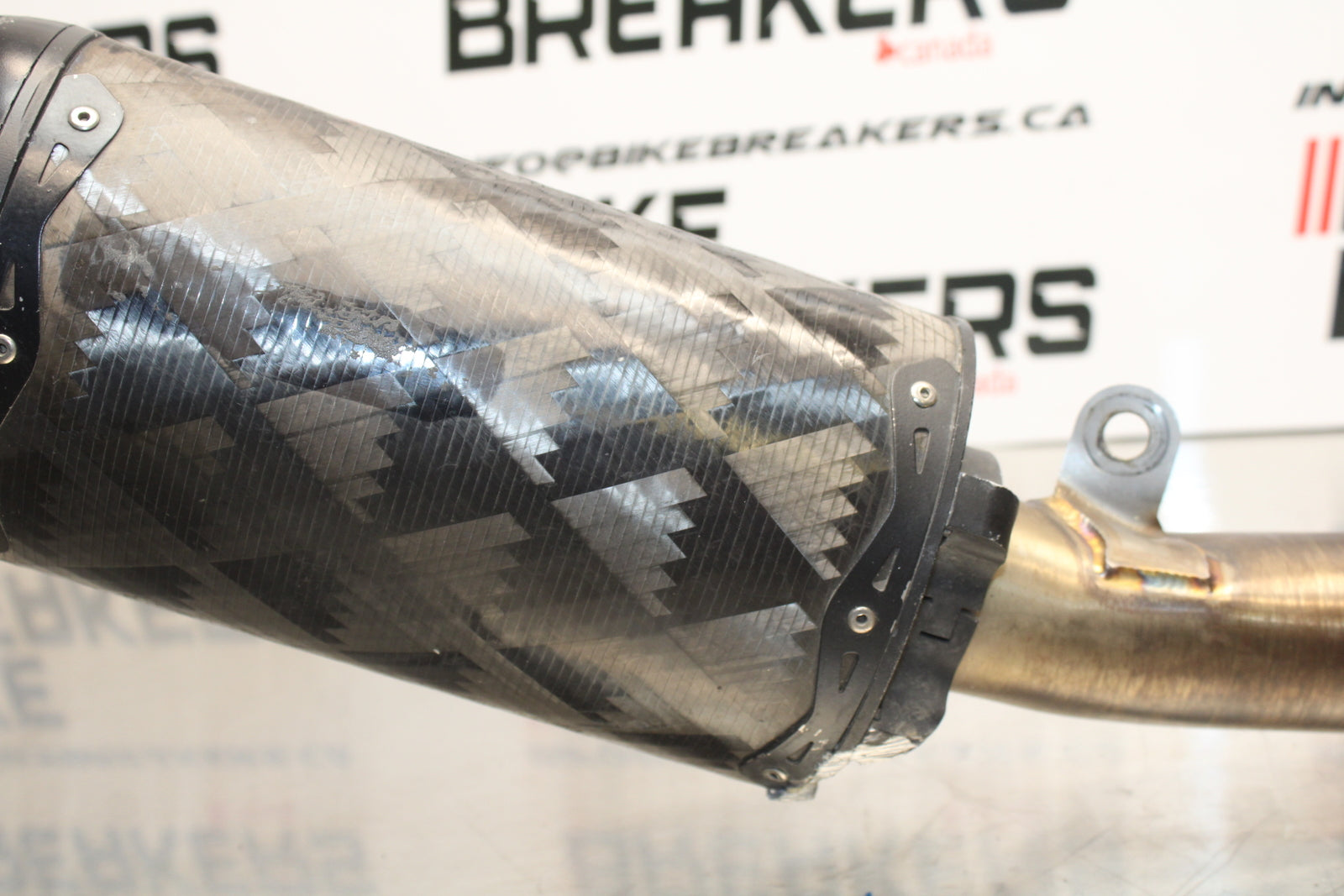 13-17 KAWASAKI NINJA ZX6R TWO BROTHERS FULL EXHAUST SYSTEM HEADERS  BB143